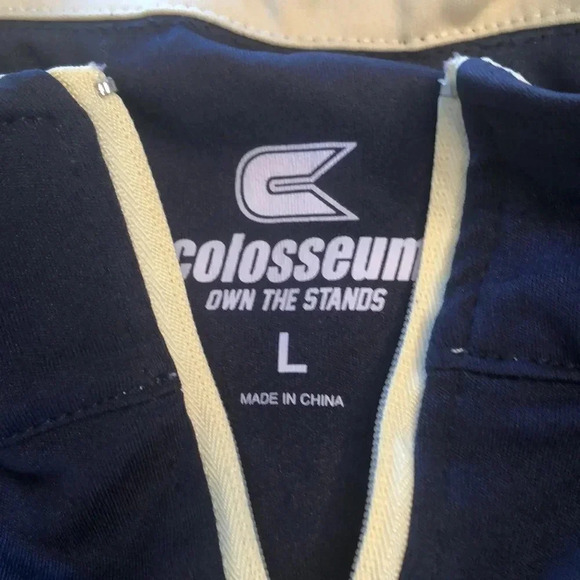 Notre Dame Pullover Quarter Zipper Shirt L - Picture 2 of 5